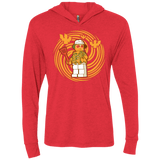 T-Shirts Vintage Red / X-Small Brick Country Triblend Long Sleeve Hoodie Tee