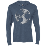 T-Shirts Indigo / X-Small Brothers Moon Triblend Long Sleeve Hoodie Tee
