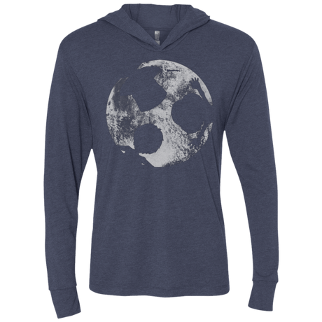 T-Shirts Vintage Navy / X-Small Brothers Moon Triblend Long Sleeve Hoodie Tee