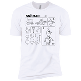 T-Shirts White / YXS Build a Snowman Boys Premium T-Shirt