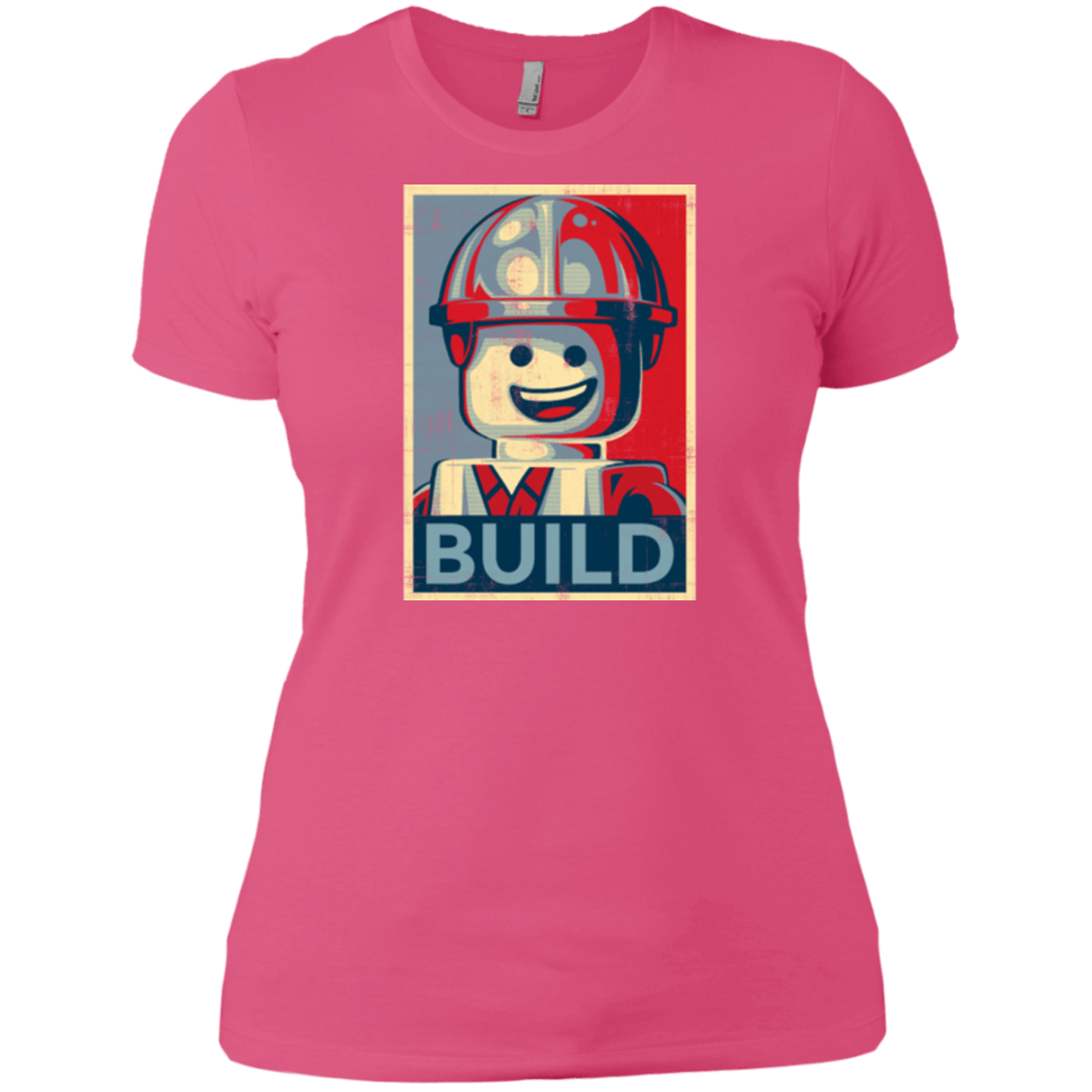 T-Shirts Hot Pink / X-Small Build Women's Premium T-Shirt