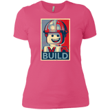 T-Shirts Hot Pink / X-Small Build Women's Premium T-Shirt