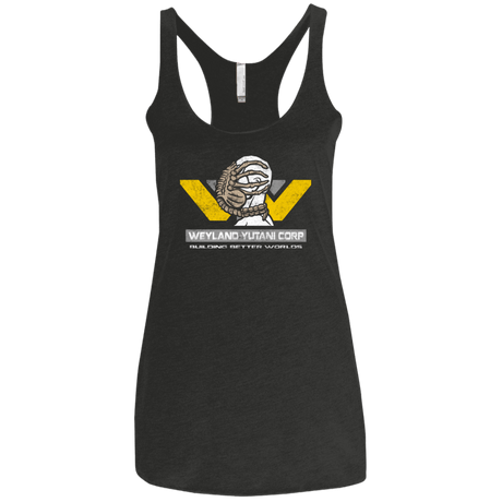 T-Shirts Vintage Black / X-Small Building Better Worlds Women's Triblend Racerback Tank