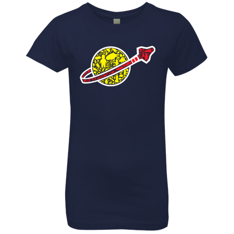 T-Shirts Midnight Navy / YXS Building in Space Girls Premium T-Shirt