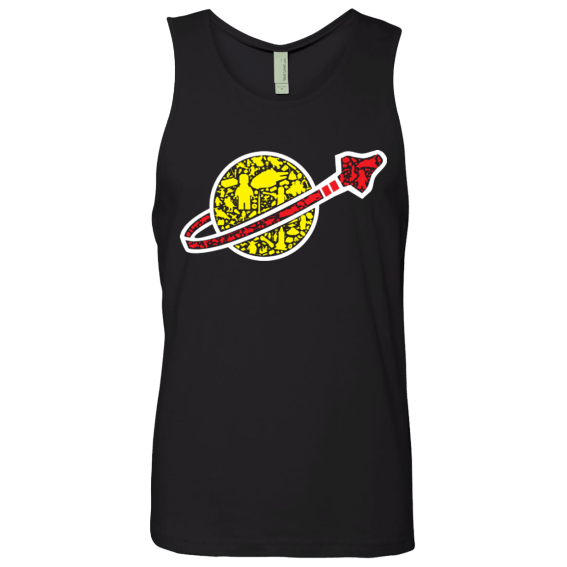 T-Shirts Black / Small Building in Space Men's Premium Tank Top