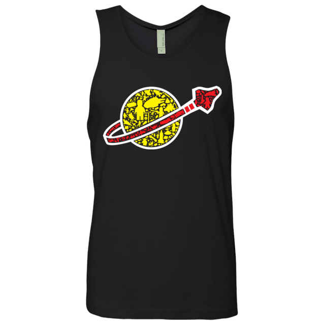 T-Shirts Black / Small Building in Space Men's Premium Tank Top