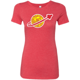 T-Shirts Vintage Red / Small Building in Space Women's Triblend T-Shirt