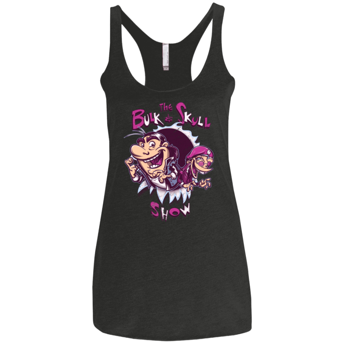 T-Shirts Vintage Black / X-Small Bulk and Skull Show Women's Triblend Racerback Tank