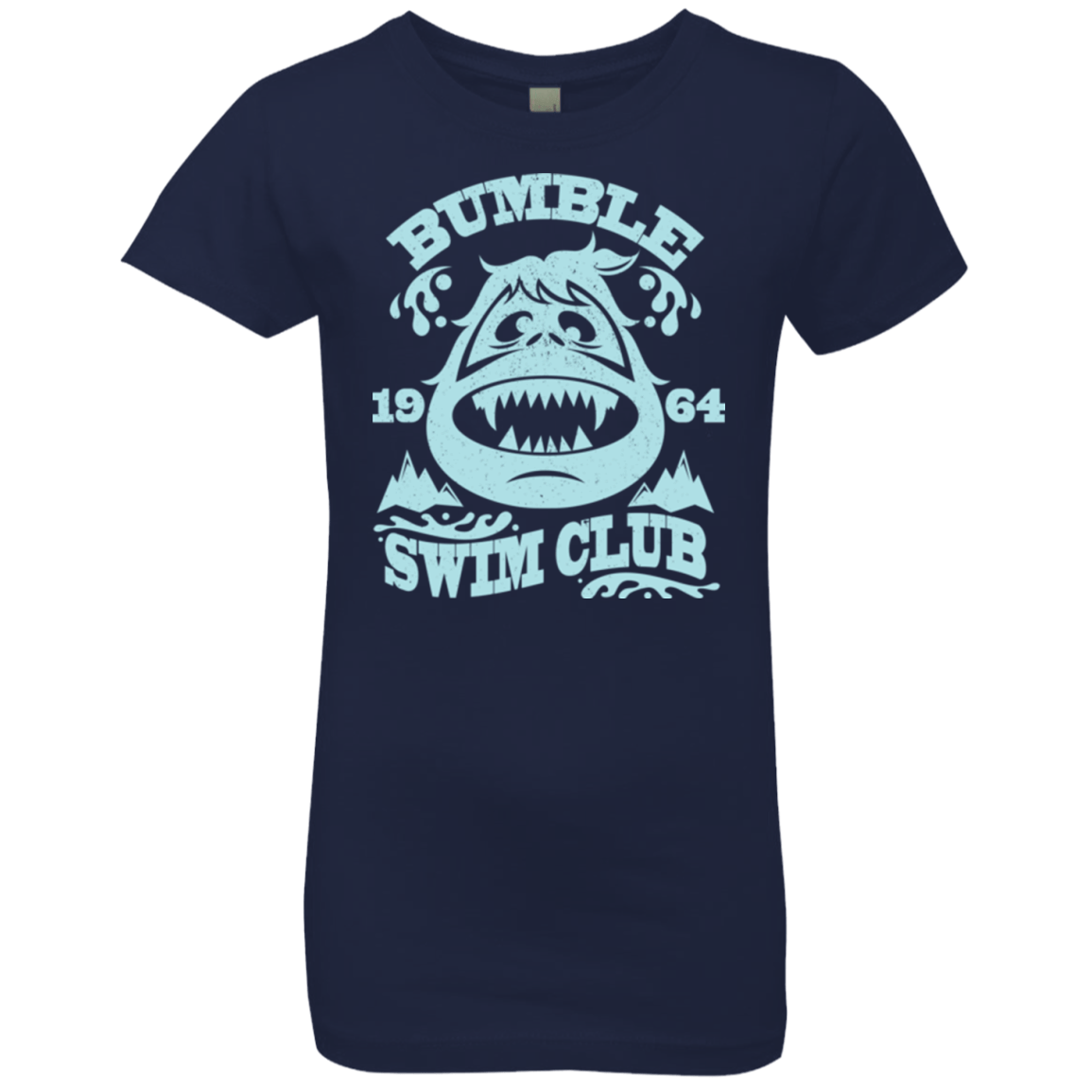 T-Shirts Midnight Navy / YXS Bumble Club Girls Premium T-Shirt