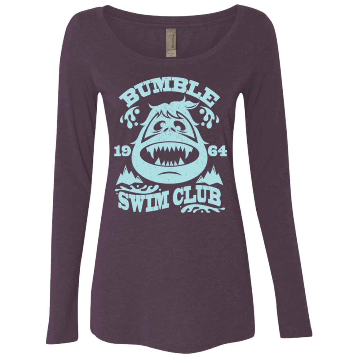 T-Shirts Vintage Purple / Small Bumble Club Women's Triblend Long Sleeve Shirt