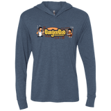 T-Shirts Indigo / X-Small Burger Bob Triblend Long Sleeve Hoodie Tee