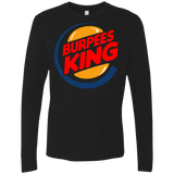 T-Shirts Black / Small Burpees King Men's Premium Long Sleeve