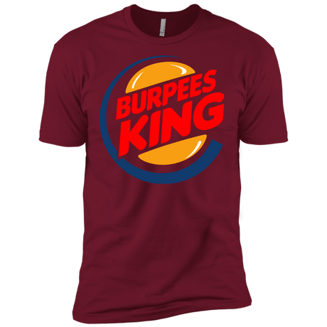 T-Shirts Cardinal / X-Small Burpees King Men's Premium T-Shirt