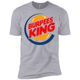 T-Shirts Heather Grey / X-Small Burpees King Men's Premium T-Shirt