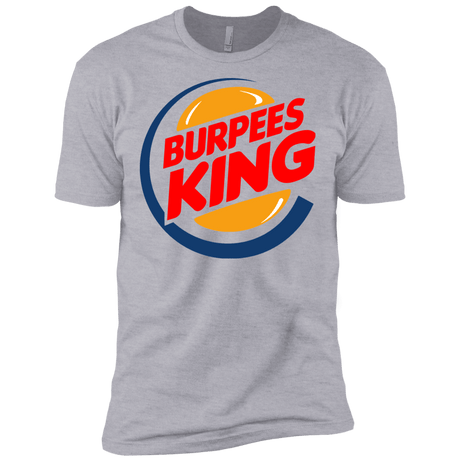 T-Shirts Heather Grey / X-Small Burpees King Men's Premium T-Shirt