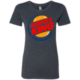 T-Shirts Vintage Navy / Small Burpees King Women's Triblend T-Shirt