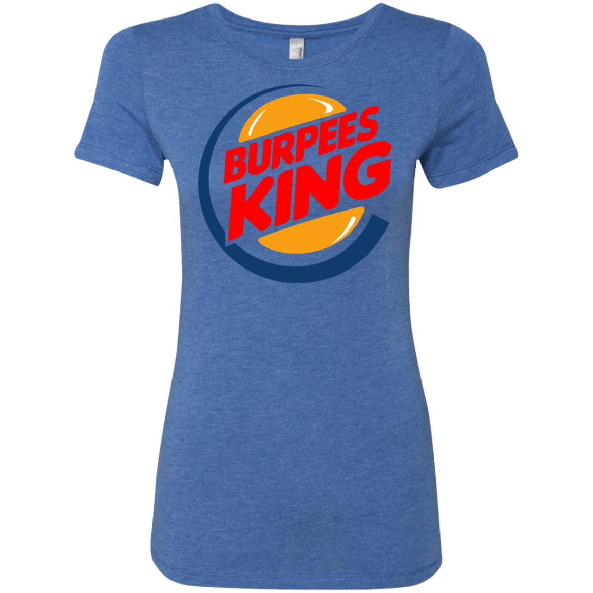 T-Shirts Vintage Royal / Small Burpees King Women's Triblend T-Shirt