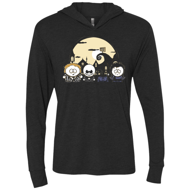 T-Shirts Vintage Black / X-Small BURTON PARK Triblend Long Sleeve Hoodie Tee