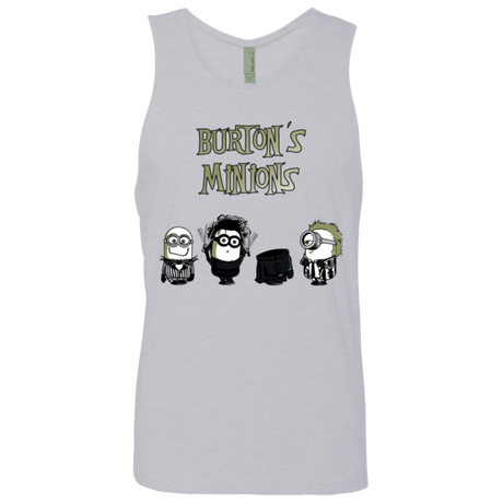 T-Shirts Heather Grey / Small Burton's Minions Men's Premium Tank Top