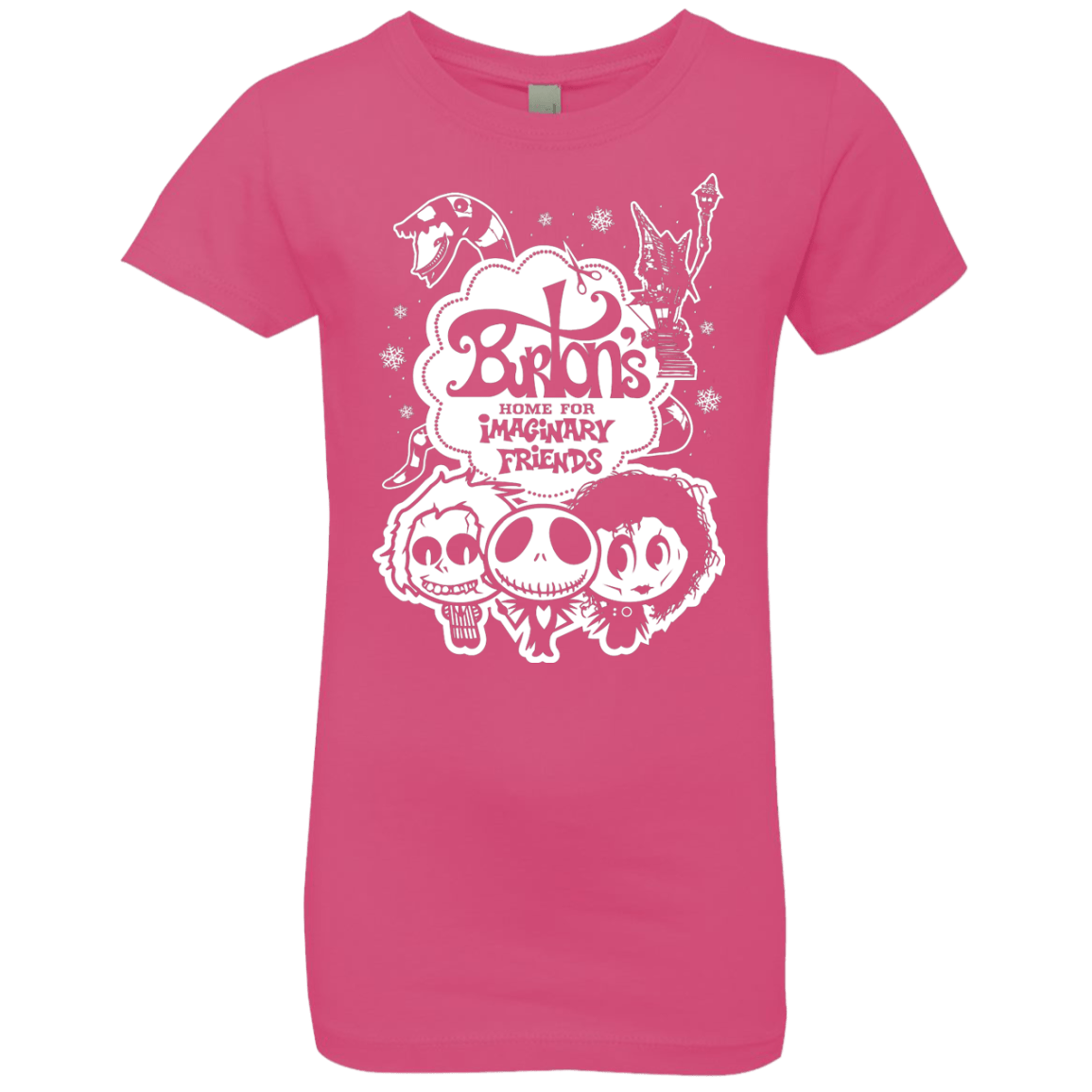 T-Shirts Hot Pink / YXS Burtons Imaginary Friends Girls Premium T-Shirt