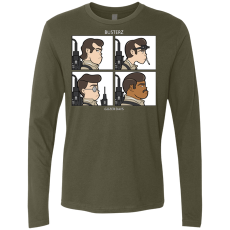 T-Shirts Military Green / Small Busterz Men's Premium Long Sleeve