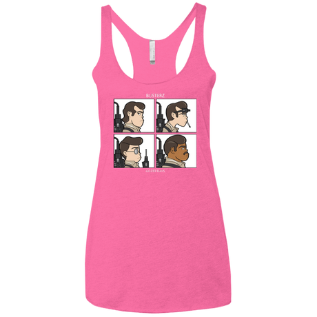 T-Shirts Vintage Pink / X-Small Busterz Women's Triblend Racerback Tank