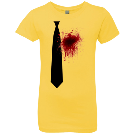 T-Shirts Vibrant Yellow / YXS Butcher tie Girls Premium T-Shirt