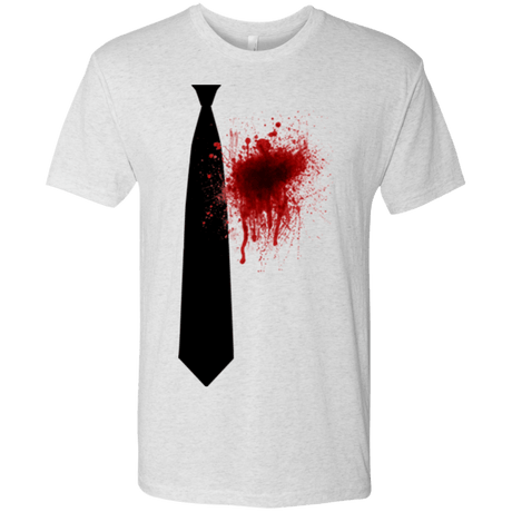 T-Shirts Heather White / Small Butcher tie Men's Triblend T-Shirt