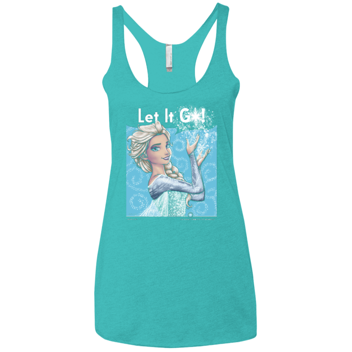 T-Shirts Tahiti Blue / X-Small By Royal Decree Women's Triblend Racerback Tank