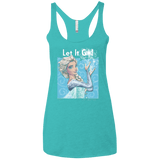 T-Shirts Tahiti Blue / X-Small By Royal Decree Women's Triblend Racerback Tank