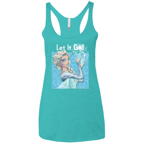 T-Shirts Tahiti Blue / X-Small By Royal Decree Women's Triblend Racerback Tank