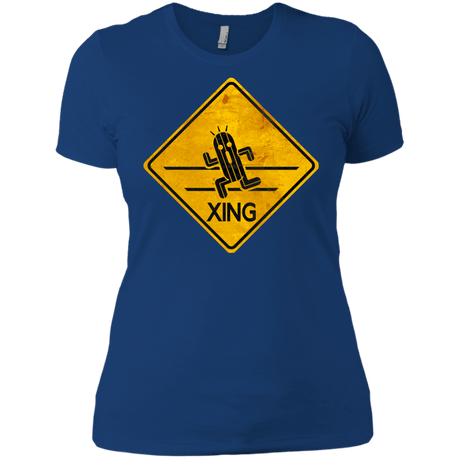 T-Shirts Royal / X-Small Cactuar Crossing Women's Premium T-Shirt