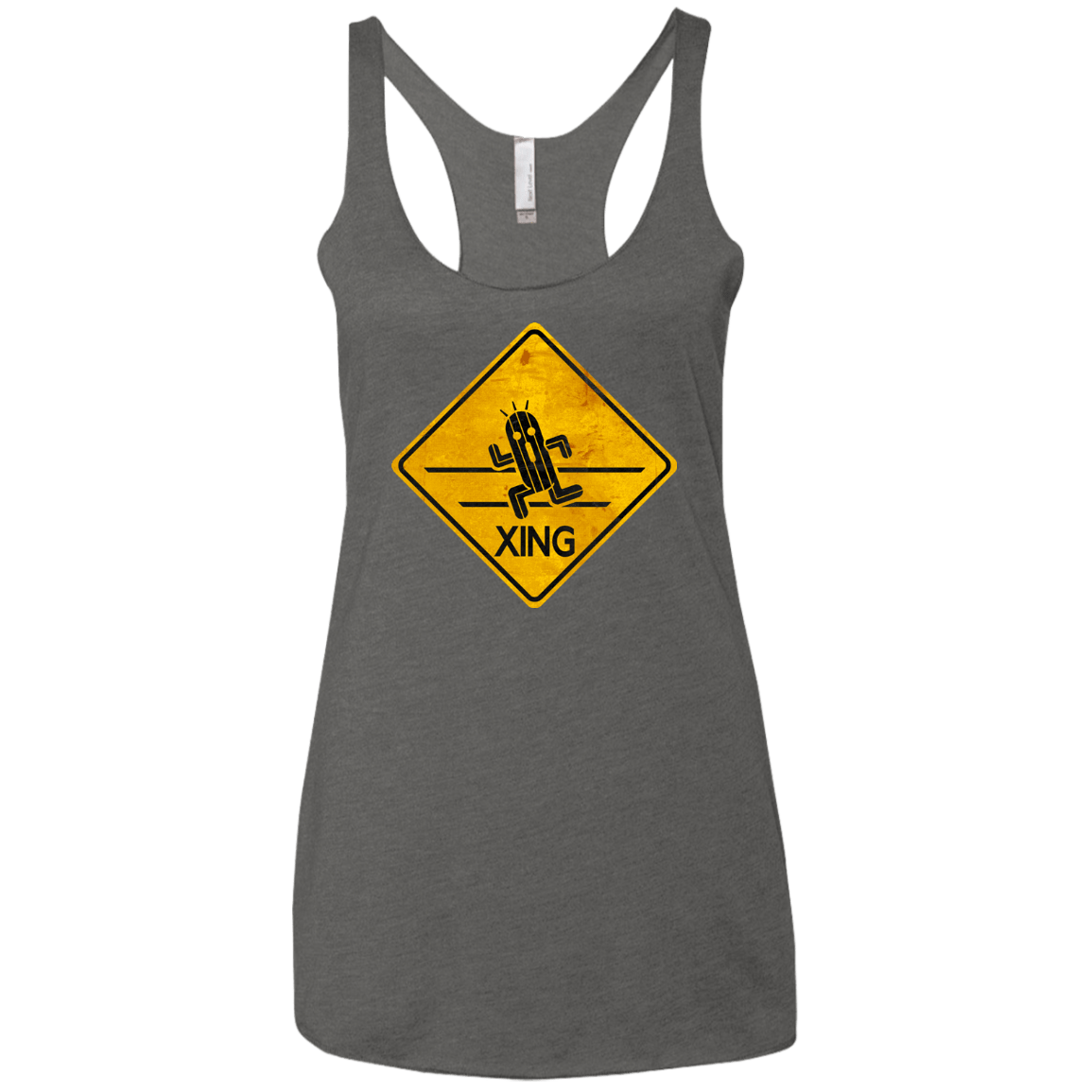 T-Shirts Premium Heather / X-Small Cactuar Crossing Women's Triblend Racerback Tank
