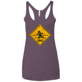 T-Shirts Vintage Purple / X-Small Cactuar Crossing Women's Triblend Racerback Tank