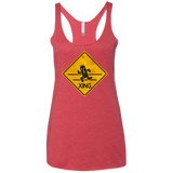 T-Shirts Vintage Red / X-Small Cactuar Crossing Women's Triblend Racerback Tank
