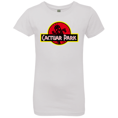 T-Shirts White / YXS Cactuar Park Girls Premium T-Shirt