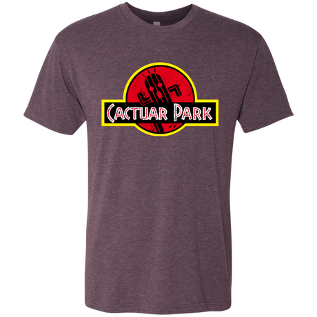 T-Shirts Vintage Purple / Small Cactuar Park Men's Triblend T-Shirt