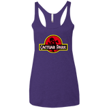 T-Shirts Purple / X-Small Cactuar Park Women's Triblend Racerback Tank