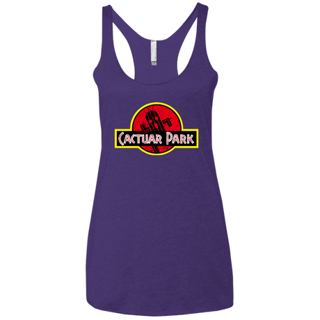 T-Shirts Purple / X-Small Cactuar Park Women's Triblend Racerback Tank