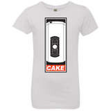 T-Shirts White / YXS Cake is a Lie Girls Premium T-Shirt