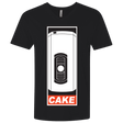 T-Shirts Black / X-Small Cake is a Lie Men's Premium V-Neck