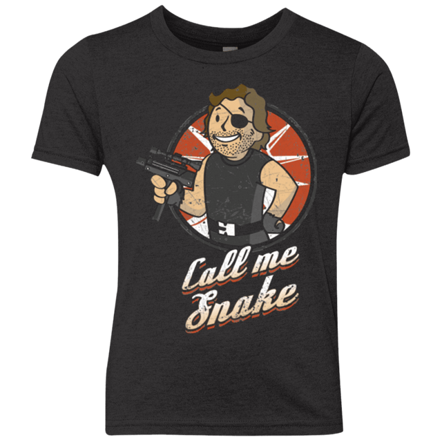 T-Shirts Vintage Black / YXS Call me Snake Youth Triblend T-Shirt