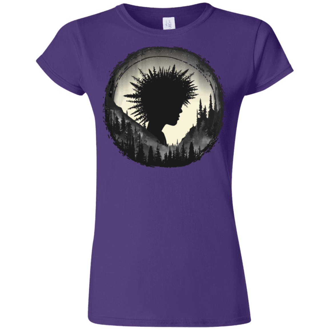 T-Shirts Purple / S Camp Hair Junior Slimmer-Fit T-Shirt