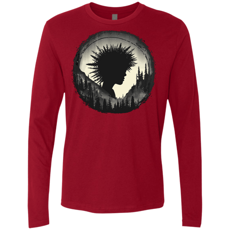 T-Shirts Cardinal / S Camp Hair Men's Premium Long Sleeve