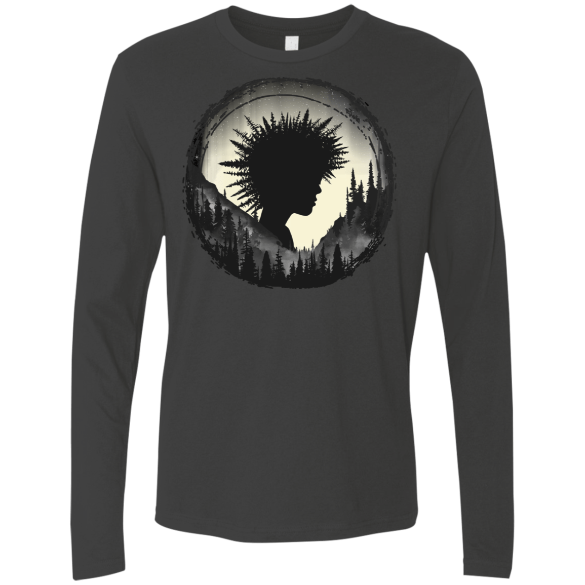 T-Shirts Heavy Metal / S Camp Hair Men's Premium Long Sleeve