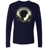 T-Shirts Midnight Navy / S Camp Hair Men's Premium Long Sleeve