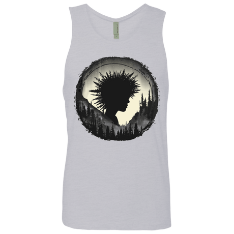 T-Shirts Heather Grey / S Camp Hair Men's Premium Tank Top