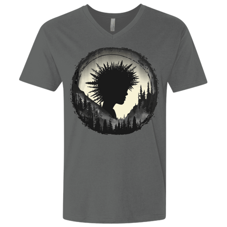 T-Shirts Heavy Metal / X-Small Camp Hair Men's Premium V-Neck