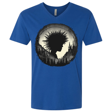 T-Shirts Royal / X-Small Camp Hair Men's Premium V-Neck
