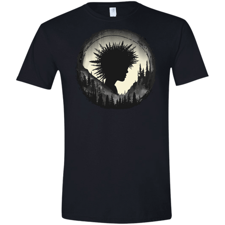 T-Shirts Black / X-Small Camp Hair Men's Semi-Fitted Softstyle